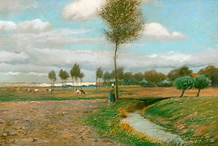 Eugen Kampf - Landscape near Kamen