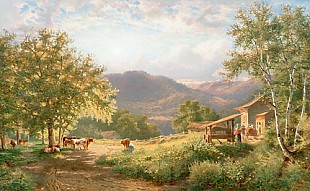 Charles Jones Way - Summer day in the Jura mountains in Switzerland