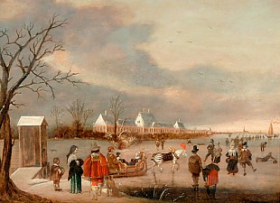 Barendt Avercamp - Joy in winter