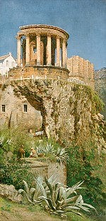Wilhelm von Kotzebue - Templeruine in south italian landscape