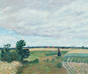 Otto Modersohn - Cloudy summerday near Fischerhude