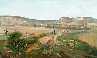 Wilhelm Eichler - Sunday near a Village at Harz mountains