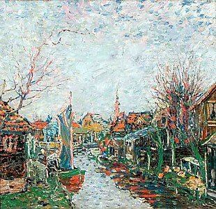 Andreas Dirks - Autumn morning in a frisian harbor