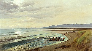 Gaetano Fasanotti - Arival of the fisherboats