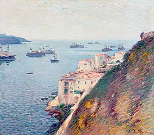 Louis Rheiner - Coast landscape