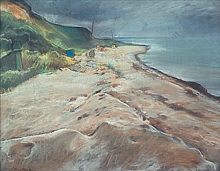 Willy Jaeckel - Stormy athmosphere at the beach of Hiddensee