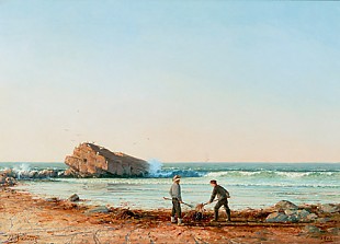 Hendrik Wilhelm Bennetter - Evening at the beach