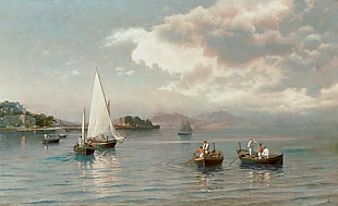 Friedrich (Fritz) Sturm - Summerday at the coast