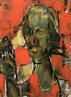 Christian Rohlfs - Woman with a mask