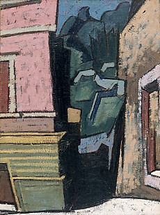 Anton Kerschbaumer - Grasp between houses in Malcesine