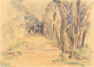 Lovis Corinth - Forest track