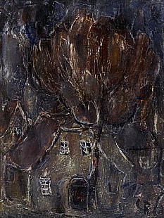 Christian Rohlfs - House under trees