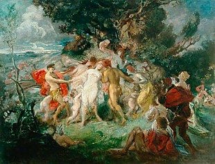 Hans Makart - Celebration of the bacchants