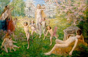 Ernst Bernhard Marx - Dance at springtime