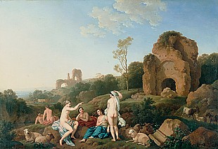 Christian Wilhelm Ernst Dietrich - Diana and the nymphs
