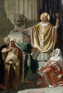 Vizenso Monti - The holy Augustinus and jewish scribes