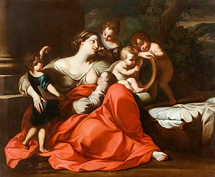Carlo Cignani - Werkstatt - Allegory of the five senses