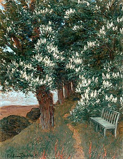 Franz Hoffmann-Fallersleben - chestnuts in flower