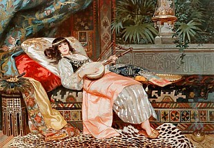 Casimiro Tomba - Lady of a harem making musik