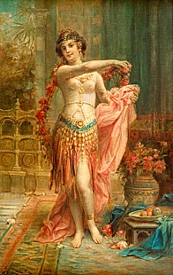 Hans Zatzka - Dancing harems girl