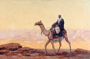 Rudolf Hellgrewe - Bedouin in the desert
