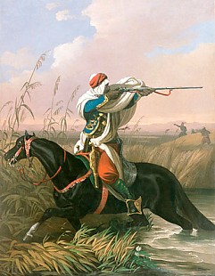Karoly Jakobey - Oriental prince goes hunting