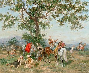 Georges Washington - Resting group of Arabs