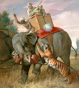 Briton Riviere - Big game hunting