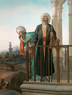 Karl Wilhelm Gentz - Prayer of the Muezzins at sunrise