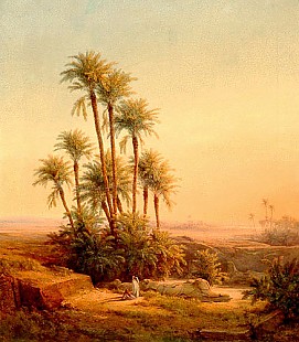 Friedrich Otto Georgi - Sphinx-Avenue of Karnak