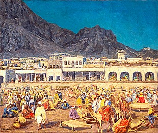 Erna Fenkohl - Market near Atlas mountains