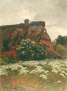 Franz Hoffmann-Fallersleben - Summerday at a farmhouse