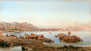 Giovanni Lanza - Panoramic view onto the Golf of Naples
