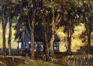 Christian Rohlfs - Farmhouse at Weimar