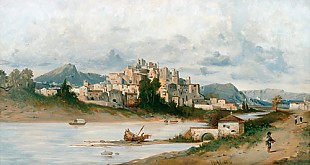 Robert Alott - City at a river