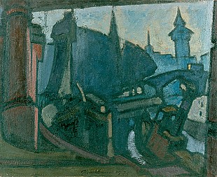 Anton Kerschbaumer - Canal in dawn
