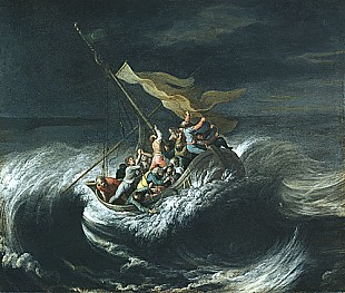 Flämischer Maler - Christ in storm