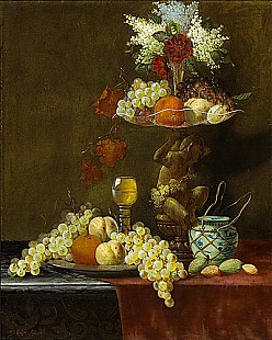 Max Otto Beyer - stilife with fruits