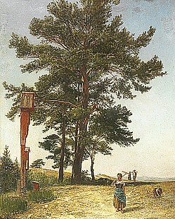 Alfred von Waldenburg - Harvest worker at meditation place
