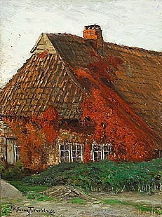 Franz Hoffmann-Fallersleben - Farmhouse in moorland