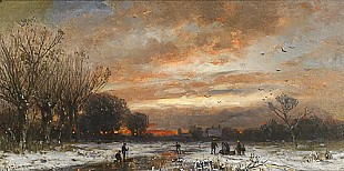 Adolf Stademann - Winter evening