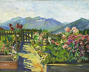 Julius Hüther - Flower garden