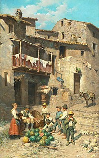 Francesco Bergamini - The melonseller