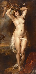 Deutscher Maler - Perseus liberats Andromeda