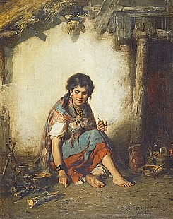 Hermann Kern - Gypsy girl - Original title