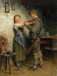 Hugo Kauffmann - A kiss