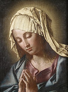 Giovanni Battista Salvi - Maria prarying