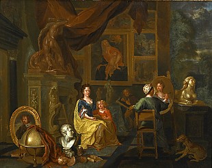 Niederländ. Maler - Painter in his studio