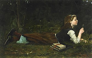 Carl Thiel - Schoolgirl with blowball