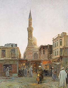 Max Rabes - Streetscene in Cairo